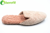Salmon Pink Women‘s Fur Indoor Slipper with Terry Insole 