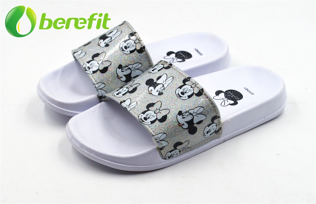 Slippers for Kids And Indoor Slippers with PU Upper with Mickey Design