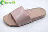 Fashion Womens Flat Faux Leather Sliders Sandals