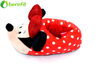 Minnie Mouse Girls Kids Black & Red House Indoor Slipper 